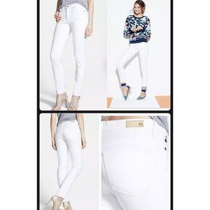 AG Adiano Goldschmied 'The Ballad” Slim Boot Cigarette (white) jsize 26R (27L) N